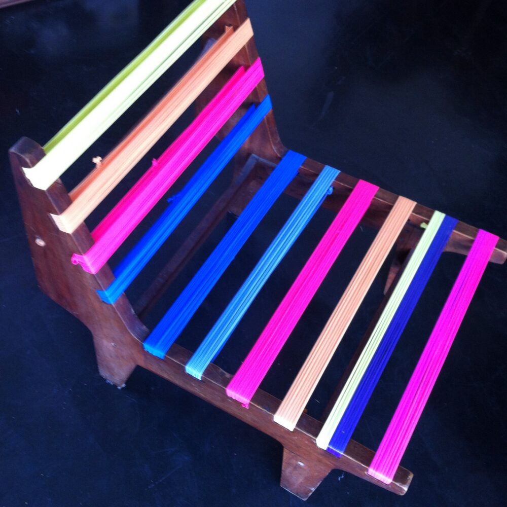 Chair in neon colours